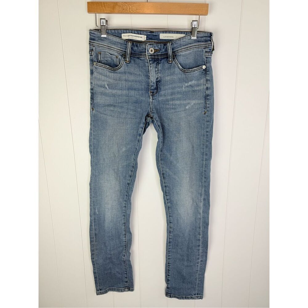 Anthropologie Pilcro Slim Boyfriend‎ Ankle Jeans Size 25